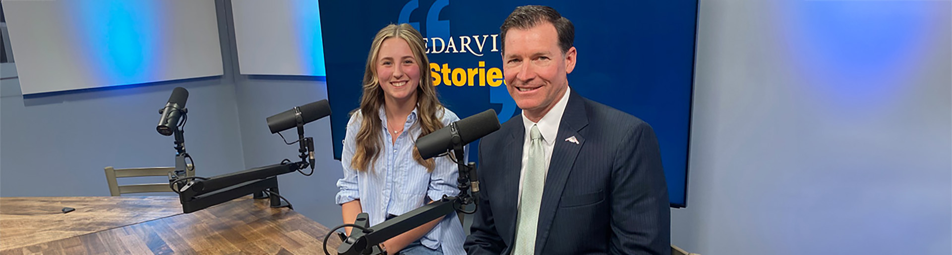 Katie Baker and Col Greg Thompson