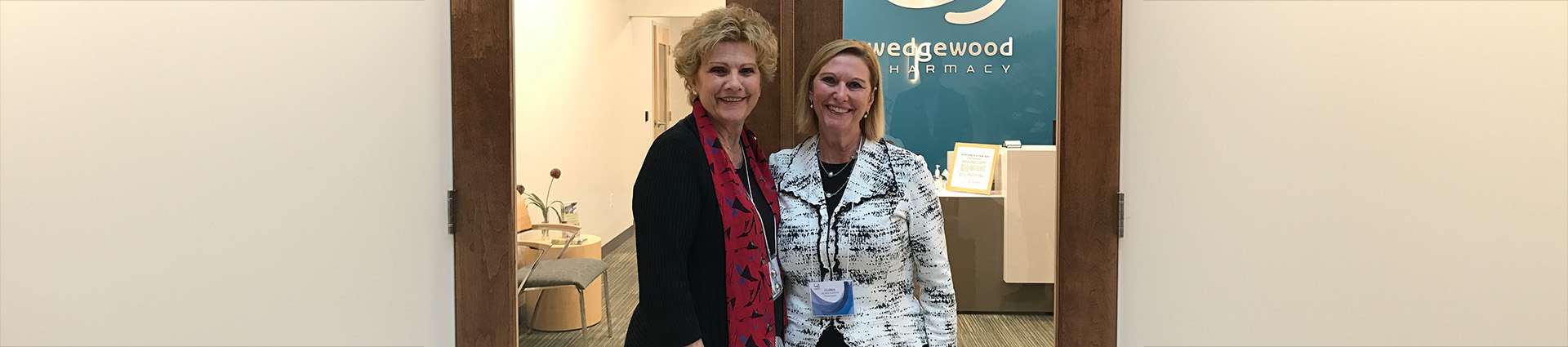 Lucy Malmberg and Gloria Bartow.