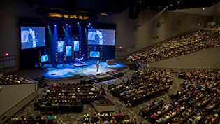 new chapel with speaker