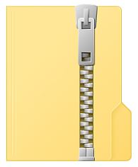 zip file icon.