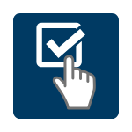 hand pointing to check box