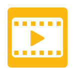 Streaming video icon