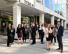 DCSemesterstudentsgroupstandingholdingcoffee