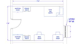 McKinney Room Layout